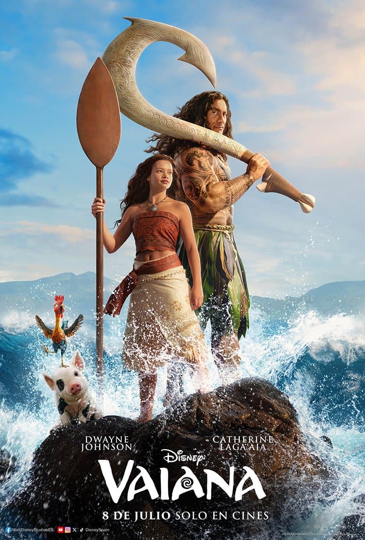 Vaiana en el cine: la aventura en acción real